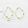 Aleación forma geométrica irregular hueco doblado pequeño colgante DIY Joyería Hecha a Mano pendientes accesorios para uñas material