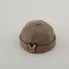 Adorable Gorro de Piso de Conejo de Dibujos Animados Estilo Coreano para Niños Nuevo Gorro Hip-hop Simple Moderno para Bebés Niños y Niñas