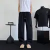Pantalones Vaqueros Japoneses de Trabajo con Bolsillo 3D para Hombre, Novedad Primavera y Otoño, Costura Dividida, Pierna Recta, En Stock, Envío Directo