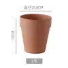 Maceta de cerámica roja maceta de cerámica baja temperatura alta permeabilidad al agua maceta universal para suculentas
