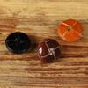 Botones de Cuero Genuino Brillantes Esmaltados para Abrigos Suéteres de Otoño e Invierno Tejidos a Mano Negro Marrón Claro Marrón Oscuro Elegantes