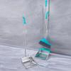 Pala de basura de acero inoxidable, recogedor individual engrosado, para el hogar, de hierro extra grueso y pequeño, para recoger basura, escoba y más.