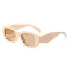 Nuevas gafas de sol de moda estilo ins para influencers femeninas, adecuadas para fotografía callejera sin maquillaje, de moda, forma de diamante, pierna ancha, para exteriores, de moda, con montura cuadrada
