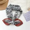 100% Algodón Diseño Coreano Cuadros Azules Cuadrado Pequeño Bufanda para Mujer Primavera Verano Versátil Combinación Camisa Decoración Bufanda Pequeña para Cuello Bufanda de Seda