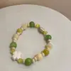 Venda Direta de Fábrica~Pulseira de Cerâmica Fofa de Desenho Animado Peculiar de Jingdezhen para Mulheres Design de Nicho Dopamina Melhor Amiga Estudante