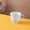 Nuevo Juego de Tazas de Café Estilo Europeo Pequeño Lujo Hogareño Cerámica de Porcelana de Hueso Taza de Té Taza de Café Moderna Lujo Ligero 220ml