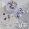 Lentejuelas Iridiscentes Polarizadas Ultra Delgadas para Uñas, Discos de Lunares, Polvo Brocado Nube Ópalo de Alto Brillo Cristal de Hielo, Jardín Secreto de Flores Secas