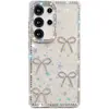 Capa de Celular Brilhante com Laço IMD Diamante Adequada para Apple 17 Nicho 16E/15 Estilo Menina 13/14 Tendência 15Pro
