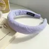 Faixa de Cabeça com Coroa Alta para Mulheres, Novo Estilo com Toque de Luxo, Faixa de Cabelo Larga Versátil para Sair, Acessório de Cabelo para Lavar o Rosto