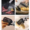 Pinzas de Silicona para Alimentos con Soportes de Pie de 9 Pulgadas 12 Pulgadas, Acero Inoxidable, Resistentes a Altas Temperaturas, Pinzas para Bistec, Pinzas para Pan de Barbacoa, Espátula