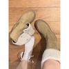 Botas Maillard Stretch Duas Formas Emagrecimento e Modelagem de Pernas 2025 Botas Acima do Joelho Retro Solado Grosso Nova Moda