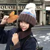 Chapéu de Lã Jacquard Fair Isle Chapéu de Tricô para Mulheres Quente de Inverno para Viagem ao Ar Livre Chapéu Quente de Lã com Proteção para Orelhas