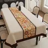 Mantel estilo americano, impermeable y a prueba de aceite, fácil de limpiar, crea una atmósfera elegante, sensación lujosa y de alta gama, mantel rectangular para mesa de centro, modelo nuevo