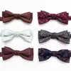Corbata de moño casual floral para hombre Moda Nueva Corbata de moño de flor de anacardo Fabricante de corbatas de moño personalizadas para hombres y mujeres