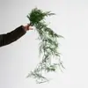 Flores Verdes Eternas, Atmosfera de Primavera, Buquês para Loja, Decoração de Roupas Femininas, Materiais Florais de Galhos Secos, Cena de Arranjo Floral para Recepção