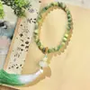Pulsera de Bodhi Morada Flotante con Mantra de Seis Palabras, Doble Círculo, Semilla de Bodhi de Mano, Colgante Estilo Chino para Hombres y Mujeres, Cuentas Budistas, Venta al por Mayor