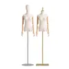 Modelo Rack Loja de Roupas Molde Adereços Vitrine Feminina Boneca Meio Corpo Rack de Exibição de Mesa Corpo Inteiro Rack de Molde de Casamento