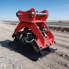 Compactadora de Placa Vibratoria Hidráulica para Ingeniería Civil, Equipo de Compactación de Suelos, Compactadora de Placa Vibratoria para Excavadora