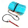 Fabricante de aparejos de pesca Xiping Malla de tela recubierta de pegamento azul pequeño para protección de pesca pesca salvaje pozo negro red de protección para peces