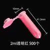 Tubo de centrífuga de escala redonda de 2 ml con tapa. Tubo de centrífuga de color de 2 ml. Bolsa de 500 unidades en varios colores.