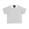 Nueva Camiseta de Manga Corta con Solapa Falsa de Dos Piezas Estilo Americano para Hombre en Verano Marca de Moda Diseño Cleanfit Top Versátil