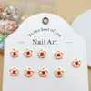 Decoraciones de Arte para Uñas de Resina, Flores Tridimensionales, Accesorios para Uñas DIY, Pendientes, Accesorios para Fundas de Teléfono, Aretes