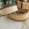 Diadema Bohemia de Paja Calada, Diadema de Verano de Ala Ancha Alta, Pinza para el Cabello Tejida Estilo Vacaciones, Disponible para Compra Mixta por Lote
