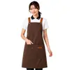 Delantal Impermeable Engrosado con Impresión Personalizada, Delantales de Trabajo para Compras Corporativas, Uniformes de Trabajo para Restaurantes y Tiendas de Té de Leche