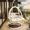 Cesta colgante para balcón, hamaca columpio para exteriores, silla colgante nido de pájaro, cesta colgante de ratán para dos personas, hamaca para patio, hamaca interior para relajación