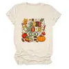 Modo profesor en Amazon eBay estación independiente moda casual retro camiseta de mujer cuello redondo manga corta