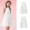 Faldas para Niñas Balabala Vestidos para Niños Estilo Verano 2025 Vestido de Princesa a Cuadros sin Mangas para Niños Pequeños Dulce