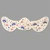 Pegatinas de pecas para el Día de la Independencia Americana Transfronterizas con Estrellas Rojas y Azules, Impermeables y a Prueba de Sudor, Pegatinas de Maquillaje de Fiesta de Larga Duración