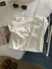 Camiseta Gola Careca com Máscara em Lyocell Tencel! Camiseta Regata Básica Versátil de Seda de Amora com Ombro Reto e Manga Curta para Primavera/Verão