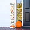 Nuevo producto transfronterizo: Letrero vertical de bienvenida de madera para porche y patio de granja de temporada Decoración navideña letrero de pie