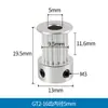 Rueda Síncrona 2Gt para Impresora 3D Polea de Transmisión de 16/20 Dientes Polea Activa para Motor Paso a Paso Mecánico Gt2