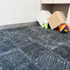 Venta Directa de Fábrica Al por Mayor Alfombra de Empalme de Franela Estilo Ins para Dormitorio Habitación al Lado de la Cama Área Grande Completamente Cubierta y Cortable