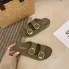 Pantuflas Birkenstock de Suela Gruesa para Mujer, Nuevo Modelo Verano 2026, Versátiles con Faldas, Sandalias Casuales de Playa Retro sin Cierre