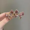 Pinza de resorte morada de mariposa de alta gama exquisita para niñas pinza para el pelo tamaño pequeño pinza para coleta nuevos accesorios para el pelo pinza para el pelo