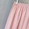 Pijamas para Mujer Primavera, Otoño y Verano Algodón Nube Manga Larga Pantalones Cárdigan Lindo Dibujo Animado Niña Puede Usar Fuera Conjunto de Ropa para Casa