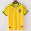 Camiseta Retro de Brasil Local y Visitante Five-Star 980204 Edición Especial Versión Fan Selección Nacional Versión Tailandesa