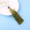 Fecho Lagosta Borla Franja Longa 14CM Penduricalho de Carro Penduricalho de Bolsa Nó Chinês Joias DIY Borla de Pedras Preciosas Joias