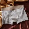 Atacado de Fábrica Roupa Íntima Masculina Algodão Puro Retrô Tendência Estilo Étnico Boxer Brief Confortável Shorts Boxer Masculino