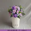 Ceremonia de Entrega de Automóvil Ventana Arreglo de Boda Columna de Flores Adornos Florales Flores Artificiales Tienda 4S Bienvenida Columna de Papel de Marca de PVC Decoración