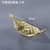 Productos Tejidos de Bambú Cesta para Panecillos al Vapor para el Hogar Plato de Frutas Decoración para Sala de Estar Cesta de Bambú Hecha a Mano Productos de Bambú Creativos Recogedor de Bambú