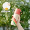 Bonita taza de agua portátil de verano para mujer, de plástico, resistente a caídas, sellada y práctica, resistente a la temperatura, para deportes infantiles.
