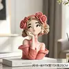 Artículos de Decoración para el Hogar de Niña de Dibujos Animados, Adornos de Escritorio, Mueble de TV de Lujo Ligero, Regalo de Cumpleaños de Entrada de Gama Alta