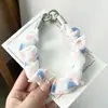 Cadena para Teléfono, Correa para Teléfono Estilo Scrunchie, Correa Antirrobo para Teléfono, Correa de Muñeca, Correa Corta para Cámara, Correa de Tela, Correa Cruzada