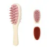 Cepillo de Champú Doble Cara Transfronterizo Nuevo Mango de Correa de Dientes de Nylon de Silicona para Masaje del Cabello Cuero Cabelludo Cepillo Masajeador de Doble Uso