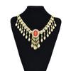 Conjunto de Joias de Estilo Étnico Corrente de Testa Colar Pulseira Anel Brinco Único Acessórios Hanfu de Dança Estilo Ocidental Antigo