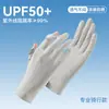 Guantes de Protección Solar Primavera y Verano Exterior para Mujer Pantalla Táctil Seda de Hielo Conducción Transpirables Resistentes a los Rayos UV Antideslizantes de Dos Dedos